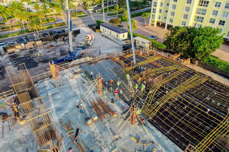 marketing photo of workers on a site demonstrating the generation shift in construction